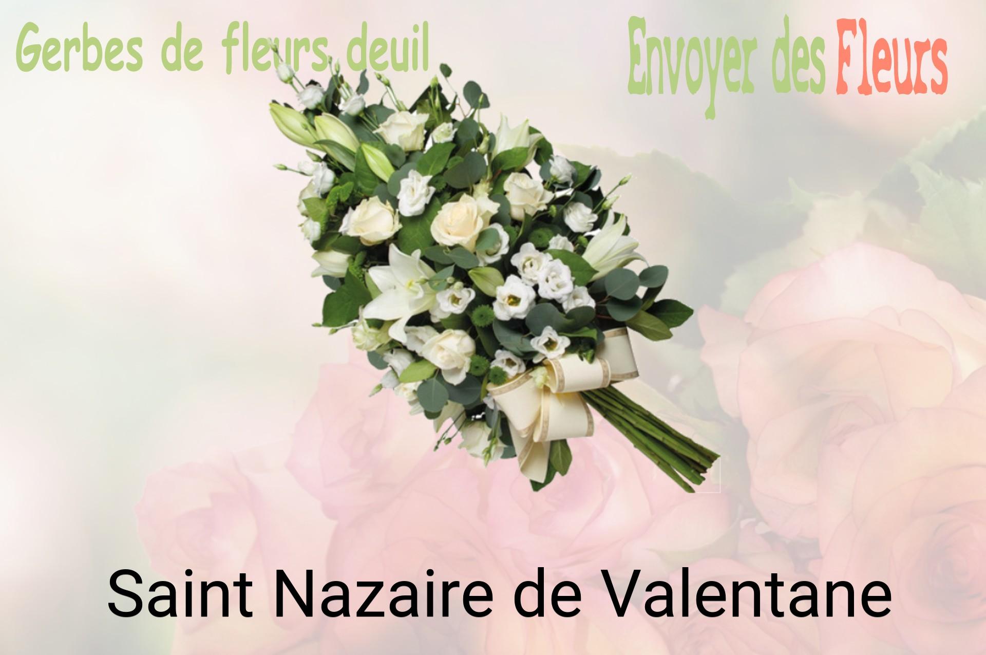 Gerbe de fleurs de deuil livrée à Saint-Nazaire-de-Valentane